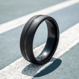 Midnight Eclipse Silver Ring